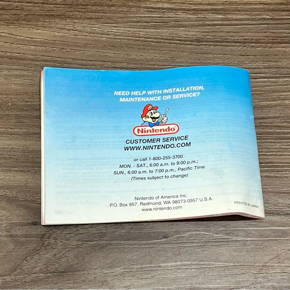 Vintage Nintendo Game Boy Advance Yoshi's Island Super Mario Advance 3 Manual